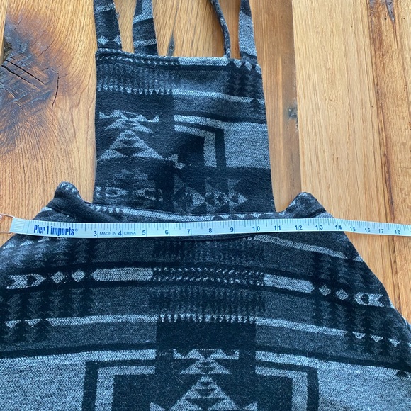 Black and Gray Overalls Dress - Picture 10 of 10